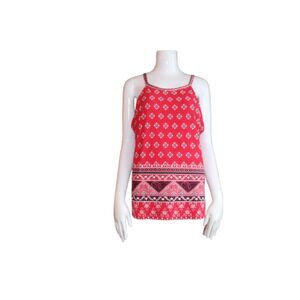 No Boundaries Boho Patterned Sleeveless Camisole Top Size XXXL